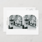 Weihnachten Stereoview - Vintag (Vorne/Hinten)