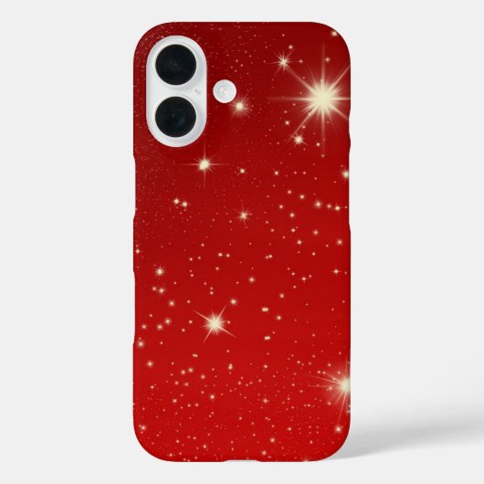 Weihnachten, Sterne in der Roten Galaxie Case-Mate iPhone Hülle (Rückseite)