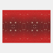 Weihnachten, Sterne in der Roten Galaxie Geschenkpapier Set (Vorderseite 2)