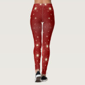 Weihnachten, Sterne in der Roten Galaxie Leggings (Rückseite)