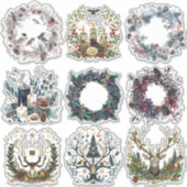 Weihnachten Sticker Set | Gothic, Pagan, Nordic, S (Vorderseite)