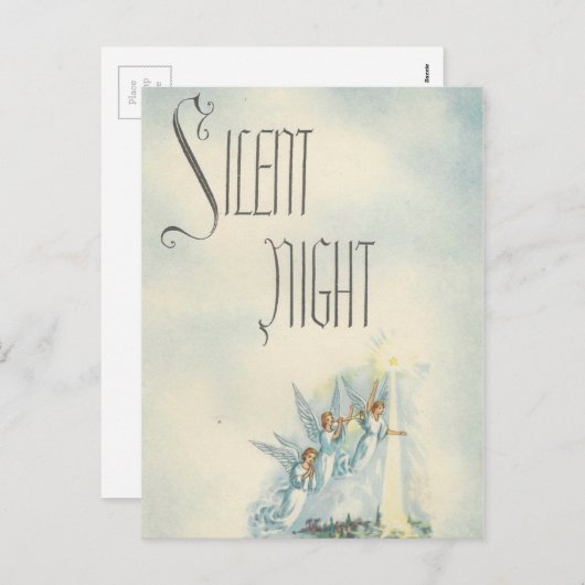 Weihnachten Stille Nacht Engel (Vorne/Hinten)