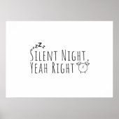 Weihnachten - Stille Nacht genau Poster (Vorne)