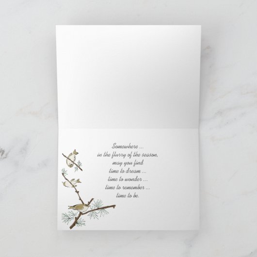 Weihnachten Stille Nacht Song (Innenseite)