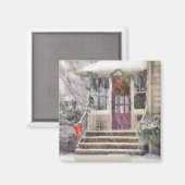 Weihnachten - Stille Tage Magnet (Vorderseite/Rückseite)