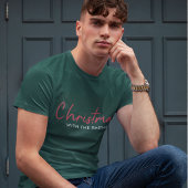 Weihnachten | Stilvolle Trendy Forest Green T-Shirt