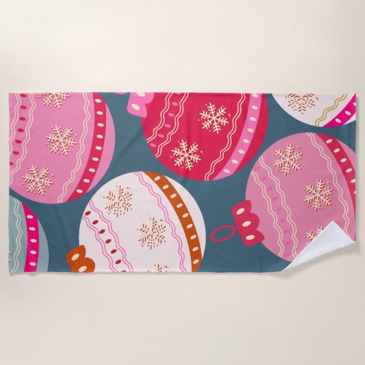 Weihnachten Strandtuch (Vorderseite)