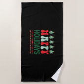 Weihnachten Strandtuch (Vorderseite)