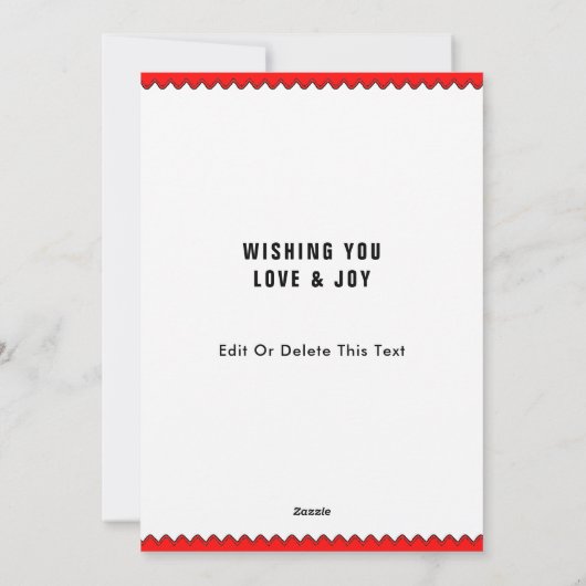 Weihnachten streichen (Rückseite)