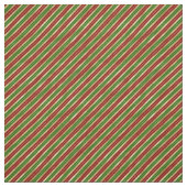 Weihnachten Streifen Red Green Gold Stoff (Muster)
