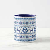 Weihnachten Strick Tasse aussehen (Zentrum)