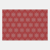 Weihnachten Strick Weihnachten Geschenkpapier Set (Vorderseite 3)