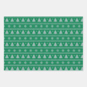 Weihnachten Strick Weihnachten Geschenkpapier Set (Vorderseite 2)