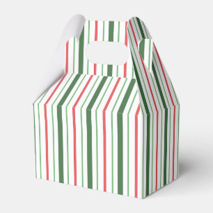 Weihnachten Stripes Giebel-Bevorzugungs-Kasten Geschenkschachtel