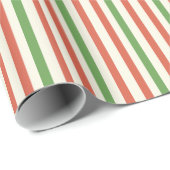 Weihnachten Stripes Packpapier (Rolleneckpunkt)