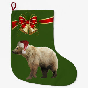 Weihnachten Strumpf von Grizzlybärchen Großer Weihnachtsstrumpf