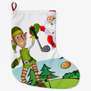 Weihnachten Strumpf, Weihnachtself Golf Großer Weihnachtsstrumpf