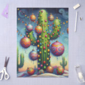 Weihnachten Südwest Saguaro Cactus Decoupage Seidenpapier (Basteln)