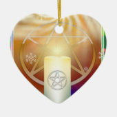 Weihnachten Sun Keramik Ornament (Vorne)