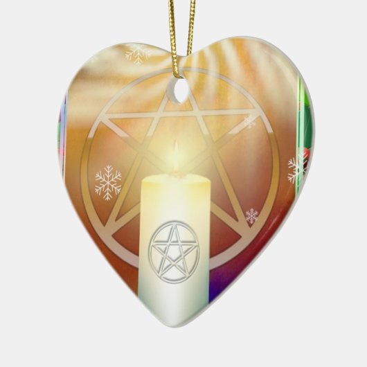 Weihnachten Sun Keramik Ornament (Links)