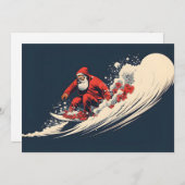 Weihnachten surfen Weihnachten Ankündigung (Vorne/Hinten)