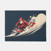 Weihnachten surfen Weihnachten Fußmatte (Vorderseite)