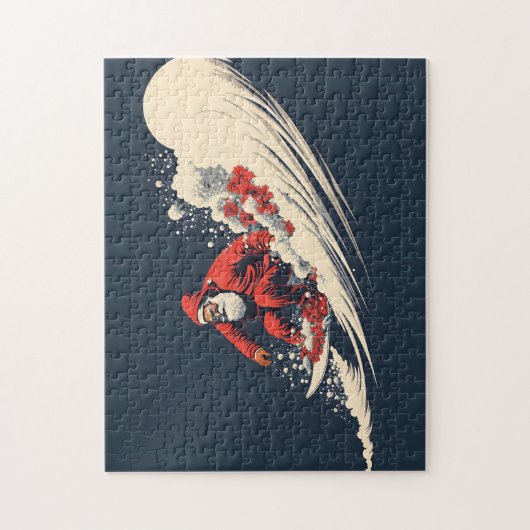 Weihnachten surfen Weihnachten Puzzle (Vertikal)