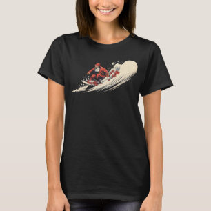 Weihnachten surfen Weihnachten T-Shirt