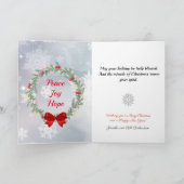 Weihnachten süß Kleiner Engel & Kitty Dein Text (Innenseite)