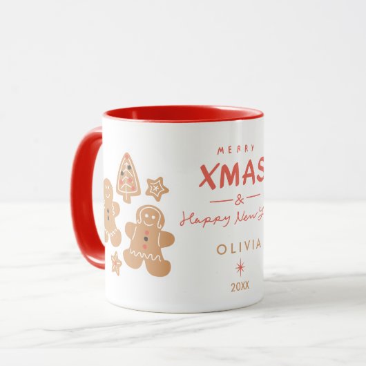Weihnachten Süß Tasse (Vorderseite Links)