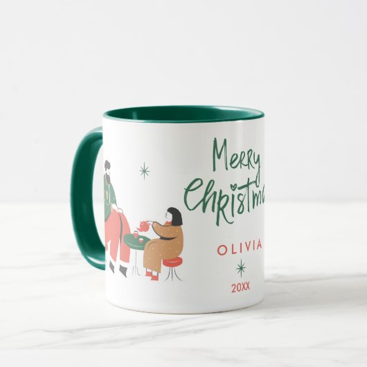 Weihnachten Süß Tasse (Vorderseite Links)