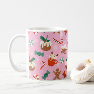 Weihnachten Süße Leckereien Muster Kaffeetasse