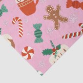 Weihnachten Süße Leckereien Muster Seidenpapier (Detail)