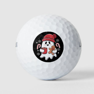 Weihnachten Süßer Geist Eiskaffee Retro Xmas Kaffe Golfball