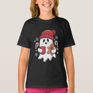 Weihnachten Süßer Geist Eiskaffee Retro Xmas Kaffe T-Shirt