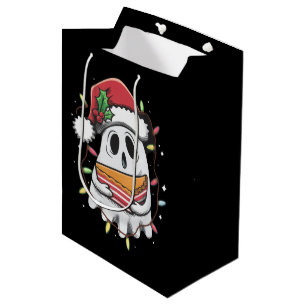 Weihnachten Süßer Geist Santa Party Xmas Ferien  Mittlere Geschenktüte