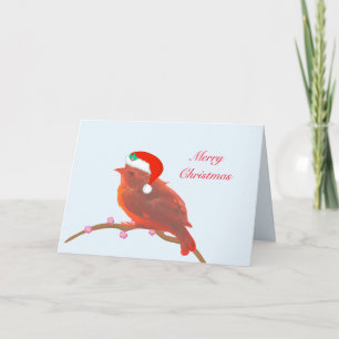 Weihnachten süßer kleiner Vogel Karte