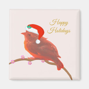 Weihnachten süßer kleiner Vogel Magnet