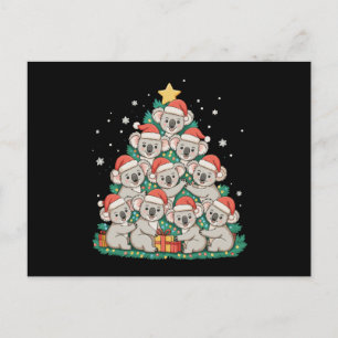 Weihnachten Süßer Koala Baum Lustiges Xmas Ferien