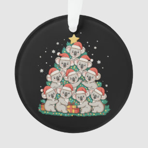 Weihnachten Süßer Koala Baum Lustiges Xmas Ferien Ornament
