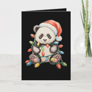 Weihnachten Süßer Panda Weihnachtsbeleuchtung Weih