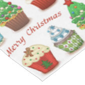 Weihnachten-Süßigkeiten Tischdecke (Schrägansicht)