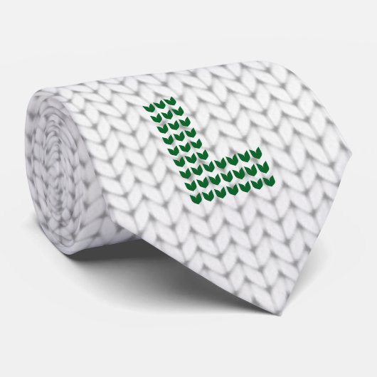 Weihnachten Sweater Pattern Neck Tie Krawatte (Gerollt)