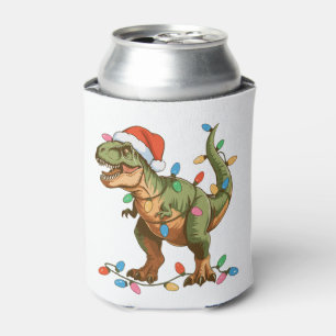 Weihnachten T Rex Dinosaurier Xmas Dino Tyrannosau Dosenkühler