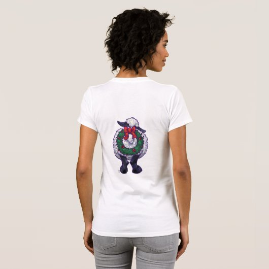 Weihnachten T-Shirt (Schwarz voll)
