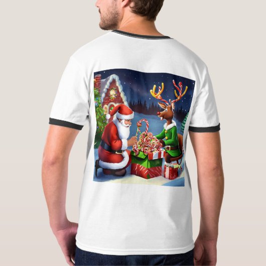 Weihnachten T-Shirt (Rückseite)