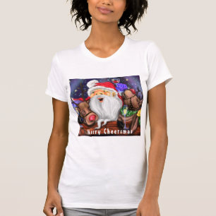 Weihnachten T - Shirt Weihnachten mit Rentierspass