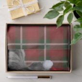 Weihnachten Tartan Kariert und Berner Hund Seidenpapier (Geschenk)