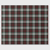 Weihnachten, Tartan Kariertes Muster, Rot Grün Wei Geschenkpapier (Flach)