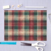 Weihnachten Tartan und Bäume nahtlos Seidenpapier (Handwerk)